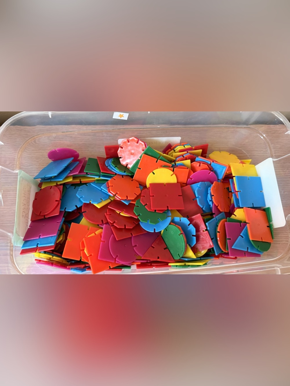 Colorful Interlocking Shape Tiles Building Set - Multicolor - Picture 2 of 2